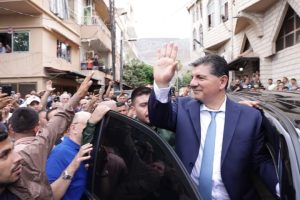 الشيخ بهاء رفيق الحريري بين الوفود